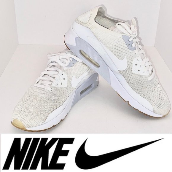 nike air max 90 ultra 2.0 flyknit triple white